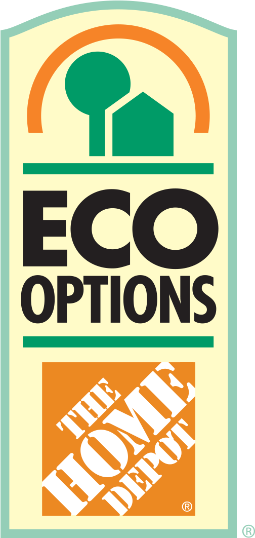 Home Depot Eco Options - Home Depot Eco Options Logos (600x1200), Png Download