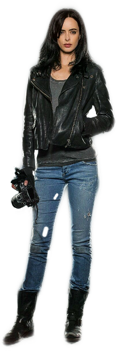 Jessicajones Kristenritter Woman Photographer Girl - Jessica Jones Png (240x718), Png Download