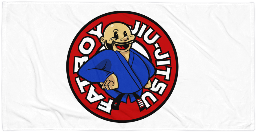 Fat Boy Jiu Jitsu Beach Towel (1000x1000), Png Download