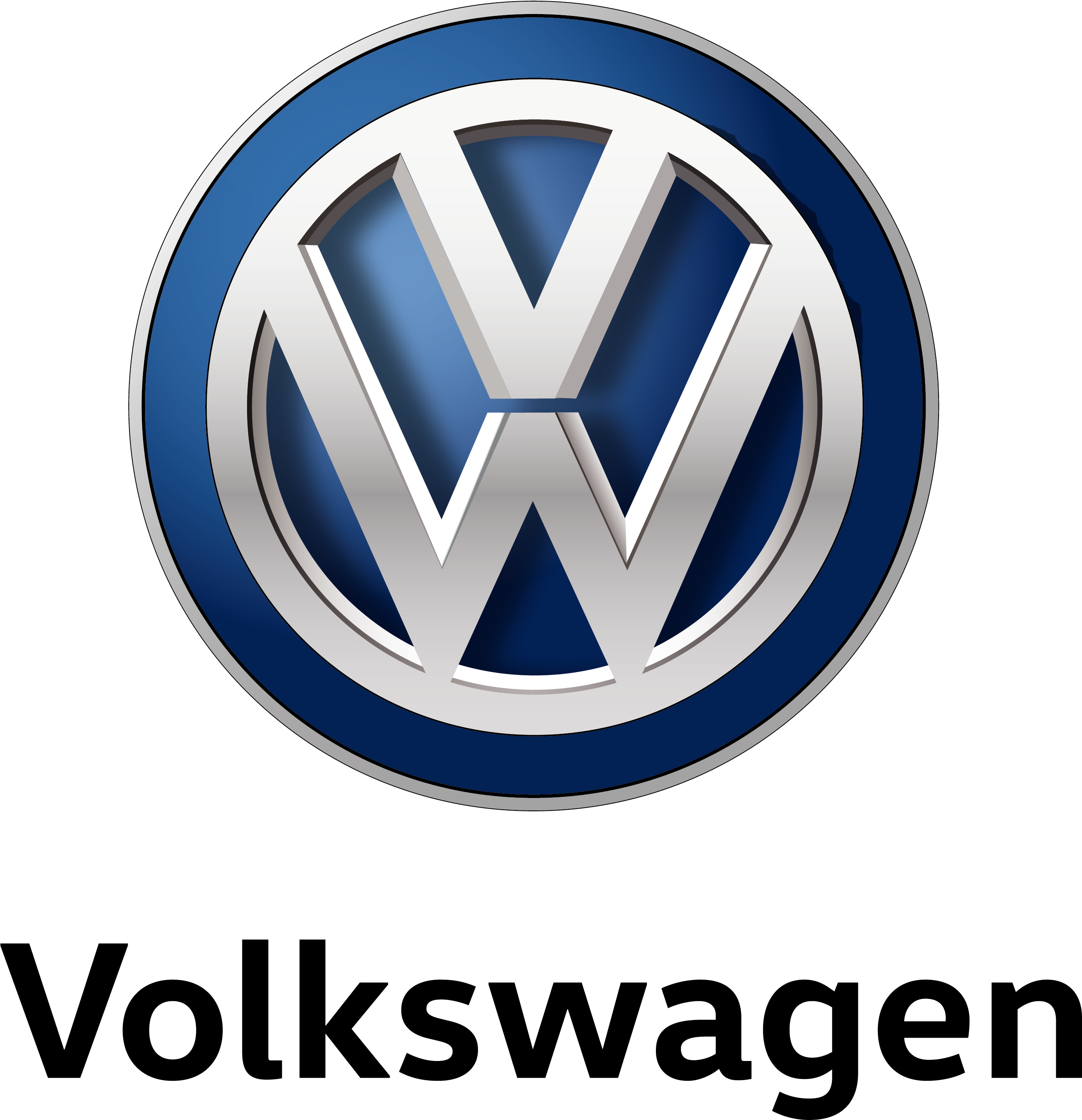 Vw Logo [volkswagen] - Vw Logo 2018 (2767x2977), Png Download