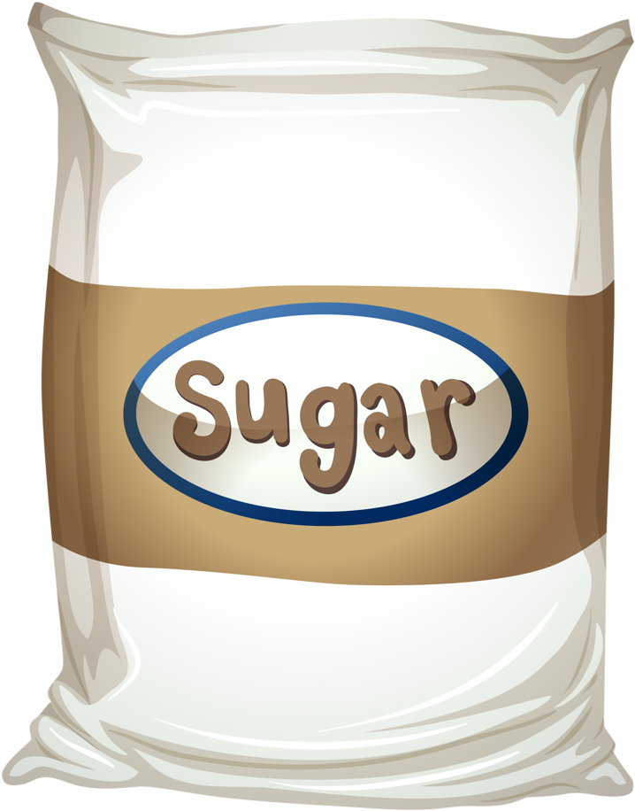 Comida, Frutas Bebidas Etc - Sugar Clipart (796x1024), Png Download