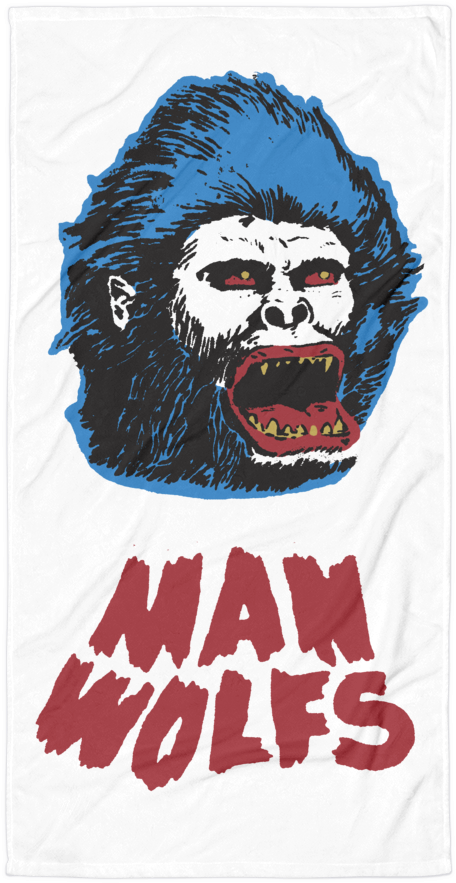 Image Of Manwolfs Beach Towel - Man Wolfs (1000x1000), Png Download