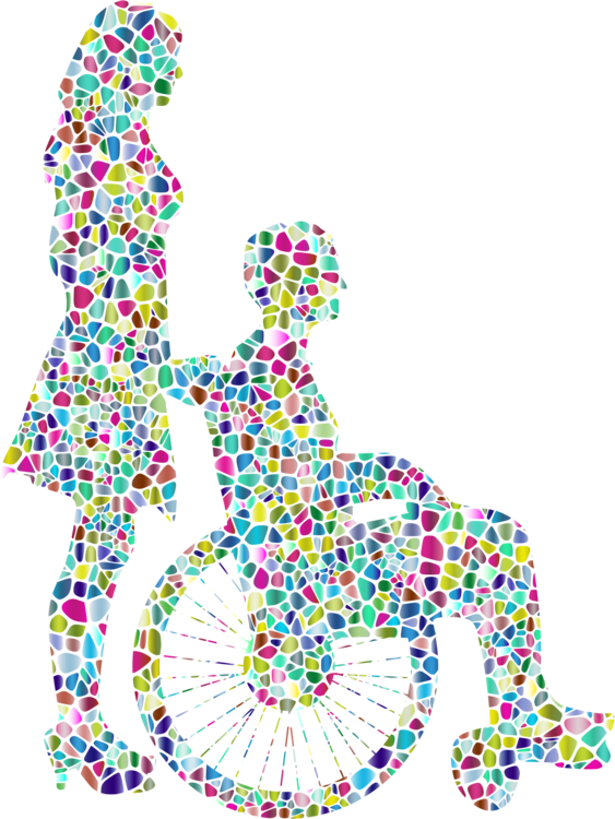 Wheelchair Silhouette Old Age Man Person - Man Silhouette Wheelchair Png (563x750), Png Download