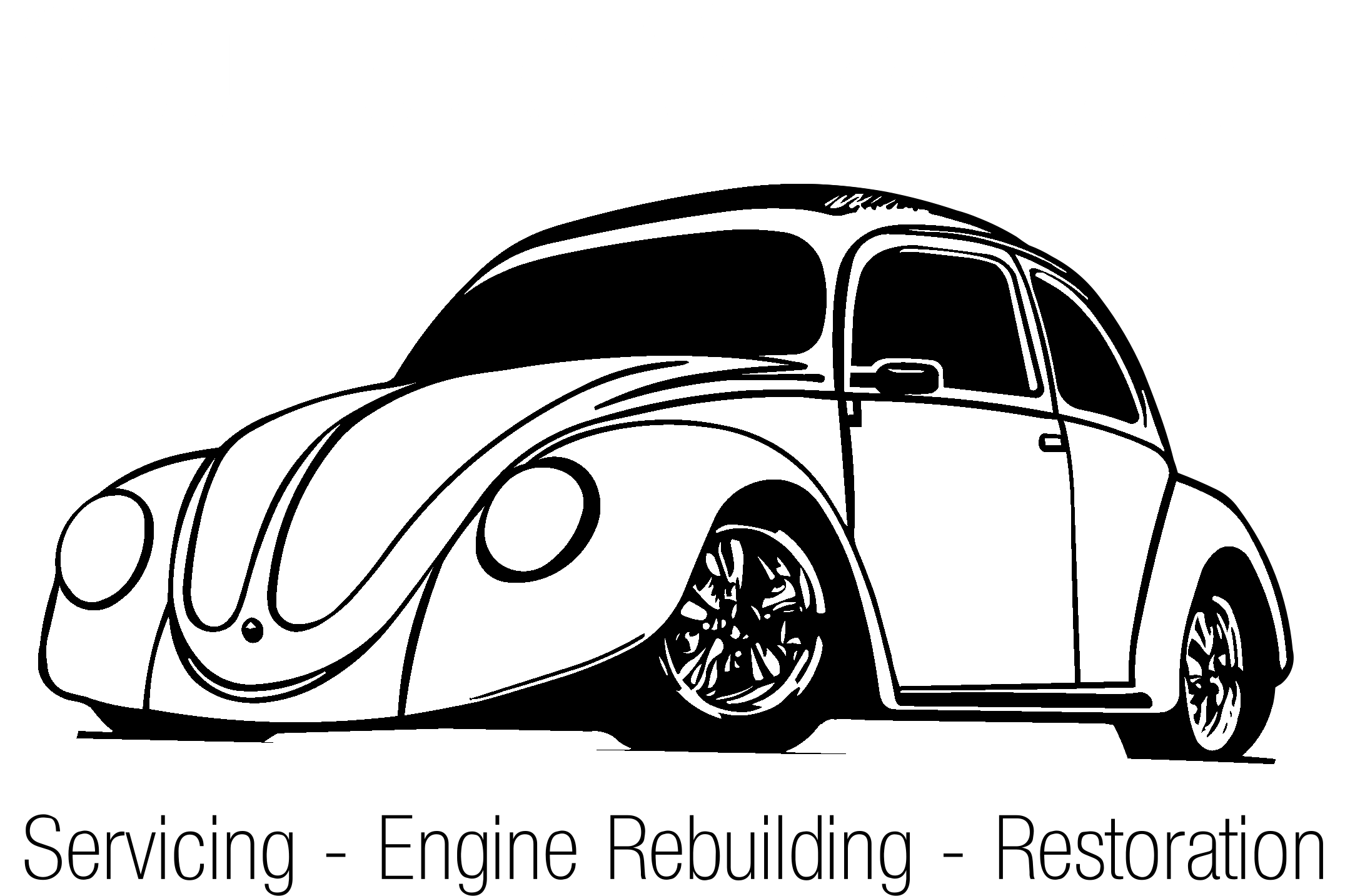 Southside Volkswagen Logo Black And White - Vinilo Decorativo Volkswagen Escarabajo De 1960 (2400x2400), Png Download