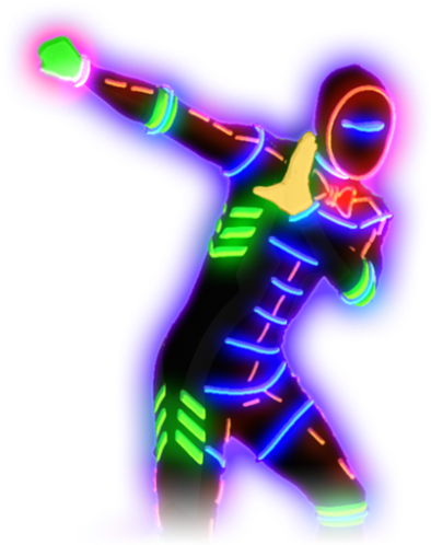 Rocknroll Coach 1 Big - Just Dance 4 Rock N Roll (500x500), Png Download