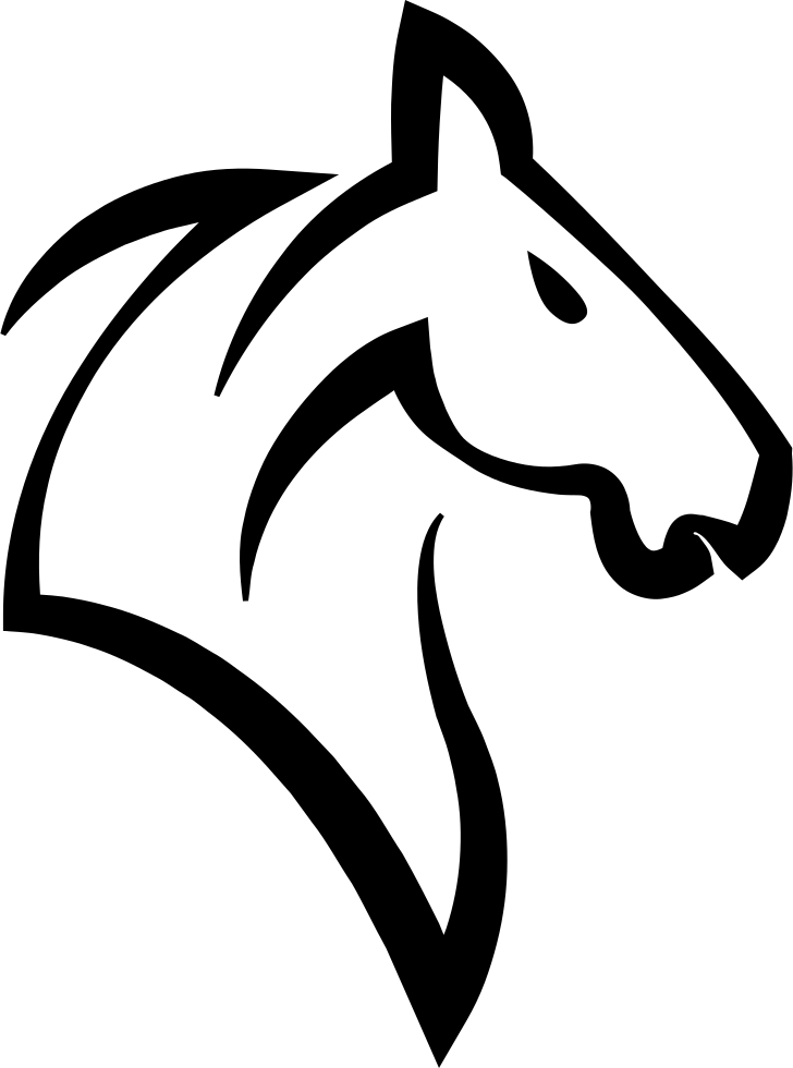 Horse Logo - - Horse Outlines Transparents (728x980), Png Download