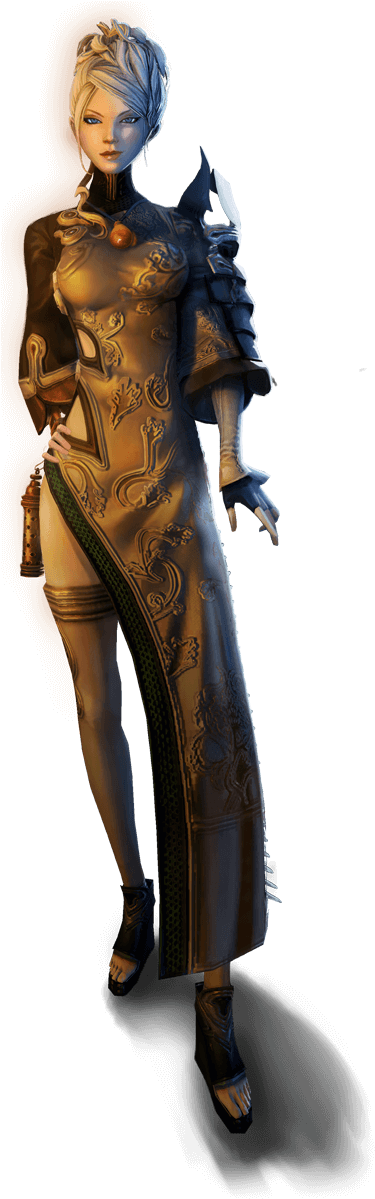 Blade And Soul Crimson Legion Outfit Elite (376x1208), Png Download