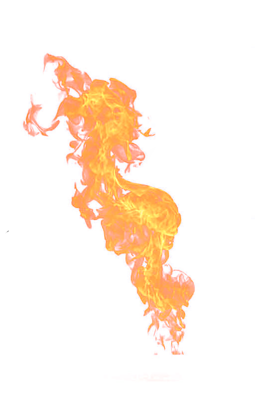 Clipart Flames Tumblr Transparent - Fire (540x791), Png Download