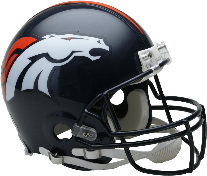 Denver Broncos Helmet - Bears Football Helmet (900x812), Png Download