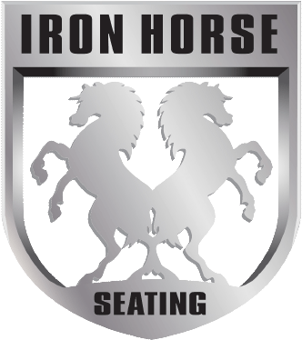 Logo Logo Logo - Iron Horse Seating (357x404), Png Download