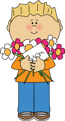 Happy Mothers Day Boy - Mothers Day Clipart Mum (269x500), Png Download
