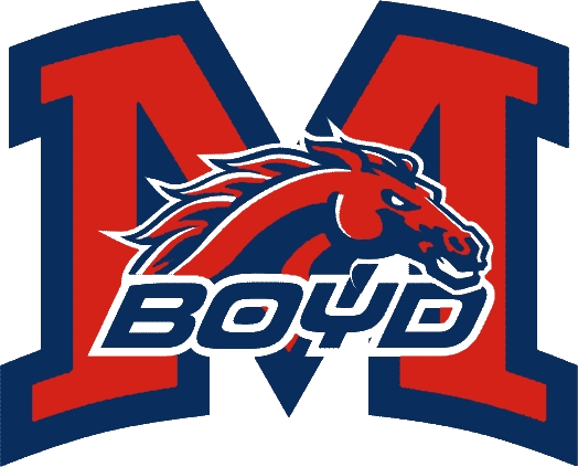 Home Of The Broncos - Mckinney Boyd High School Logo (524x423), Png Download