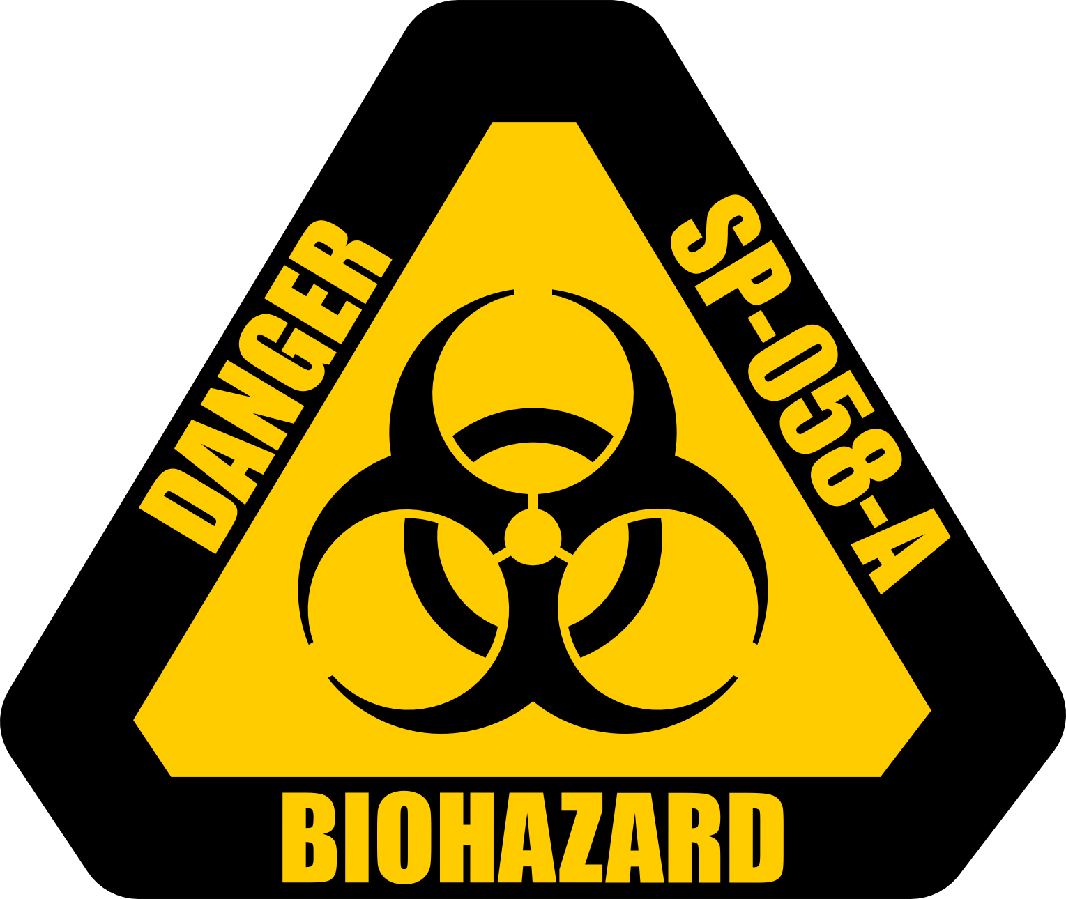 Biohazard Warning Label By Aliensquid On Clipart Library - Biohazard Warning (1529x1290), Png Download