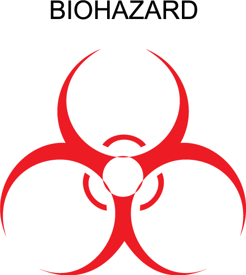Biohazard Logo Free Vector - Logo Biohazard (480x535), Png Download