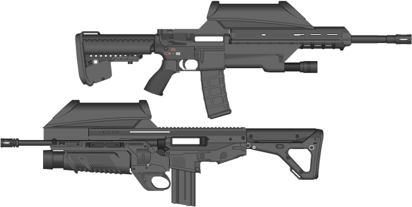 Pma-series Assault Rifles - Assault Rifle (1419x733), Png Download