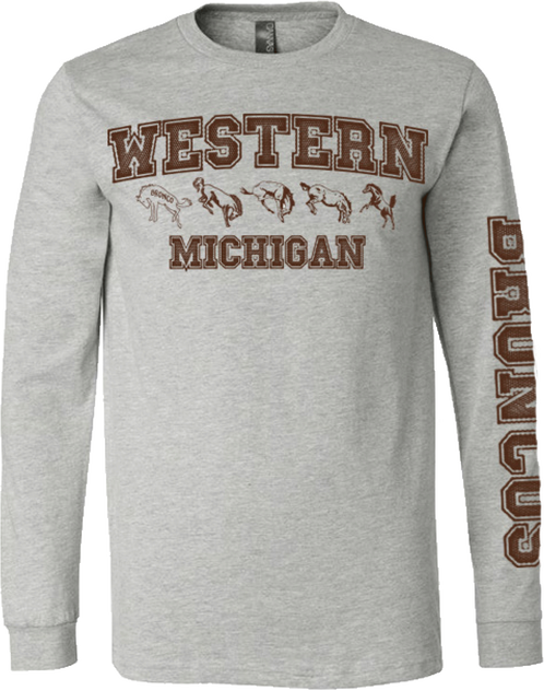 The Progression Of Our Bronco Logo Through The Years - Official Ncaa Louisiana State University Lsu Geaux (498x631), Png Download