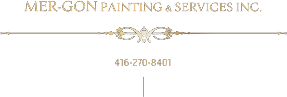 Mer-gon Painting & Services Inc - Calligraphy (1024x389), Png Download