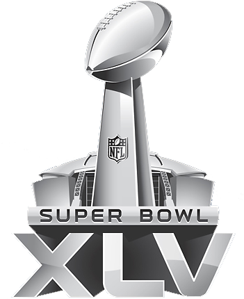 Now - Super Bowl Xlv Logo (350x450), Png Download