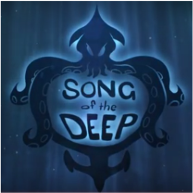 Gamestop To Publish Insomniac's Song Of The Deep - Label (1200x675), Png Download