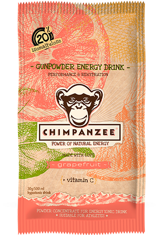 Gunpowder Energy Drink - Chimpanzee Gunpowder Energy Drink - Grapefruit 30g (330x489), Png Download