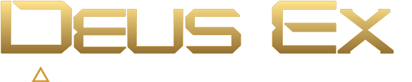 Deus Ex Mankind Divided Header Logo - Deus Ex Logo Png (612x220), Png Download