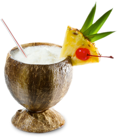 Piña Colada - Colada (410x481), Png Download