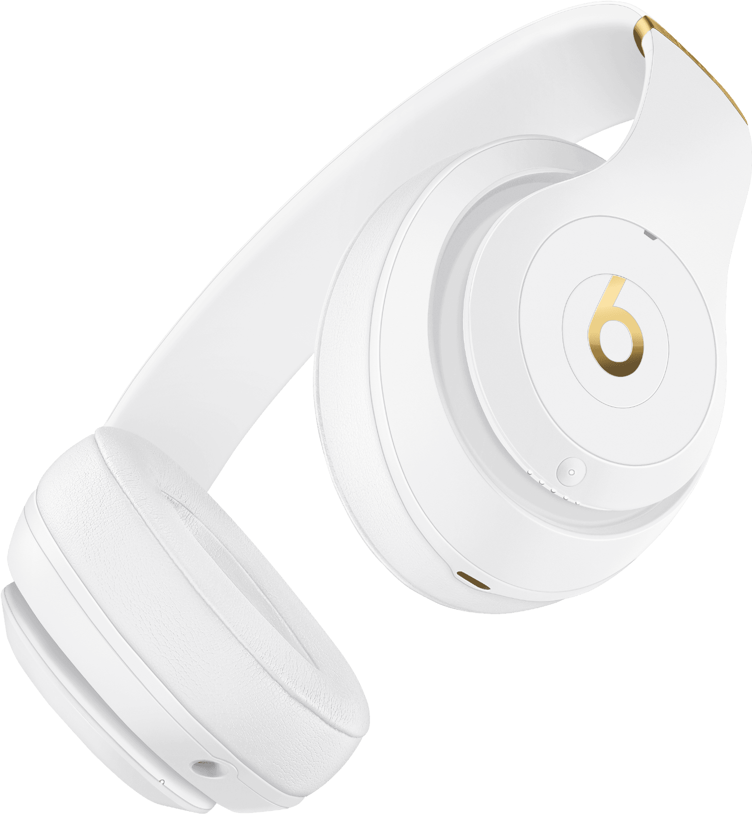 Beats Blancos Con Dorado (1800x1800), Png Download