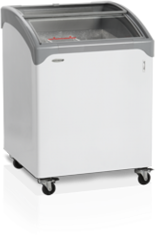 Tefcold Nic100 Curved Glass Lid Chest Freezer (750x670), Png Download