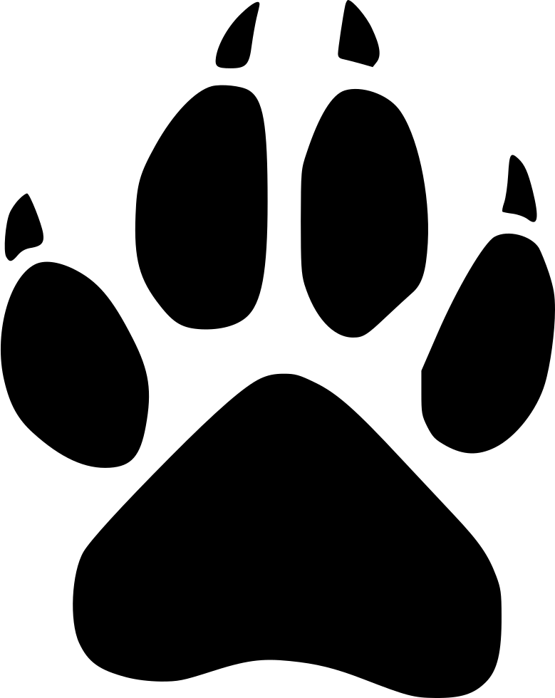 Wolf Paw Png Clip Library Library - Unm Lobo Png (779x980), Png Download