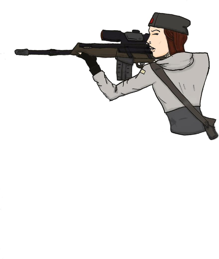 Assault Rifle (1000x1294), Png Download