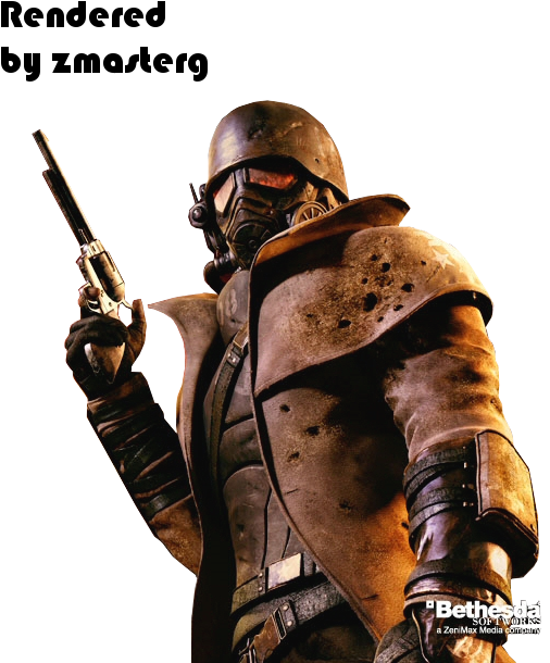 Fallout New Vegas Render I Made - Fallout 4 Cut Out (568x702), Png Download