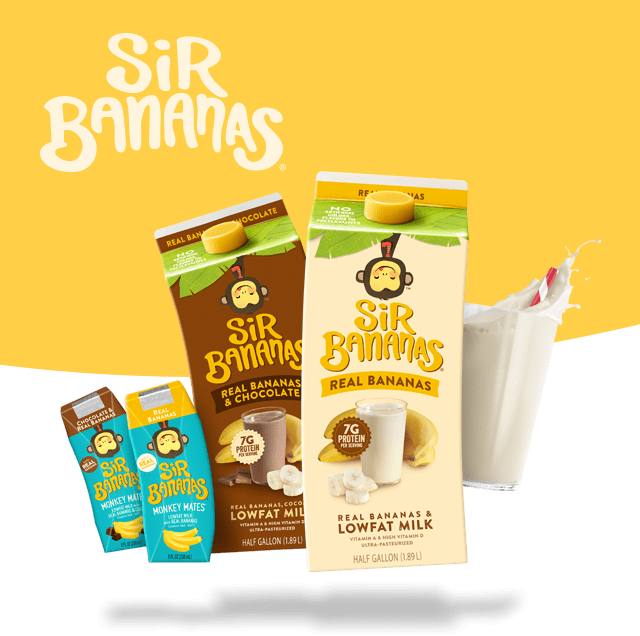 Chocolate Banana Milk (640x636), Png Download