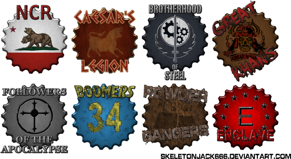 Download Remember In My Fallout 3 Review How I Described My Fallout New Vegas Faction Symbols Full Size Png Image Pngkit