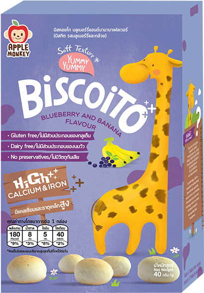 Real Fruit, And Other Natural Ingredients, It Helps - Apple Monkey Biscoito (600x600), Png Download
