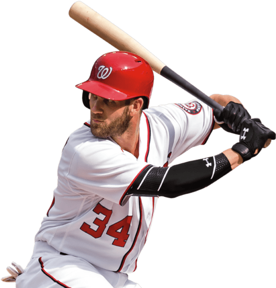 Bryce Harper Fathead - Bryce Harper No Background (600x600), Png Download