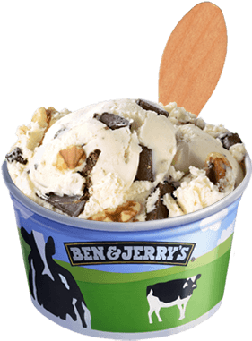 Chunky Monkey Bulk - Chip Off The Dough Block Ben And Jerry's (374x393), Png Download