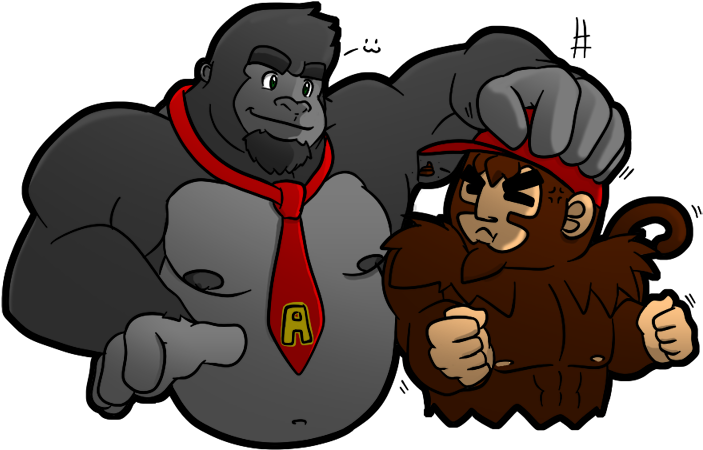 Let's Play Some Donkey Kong Country For Real - Cartoon (736x480), Png Download