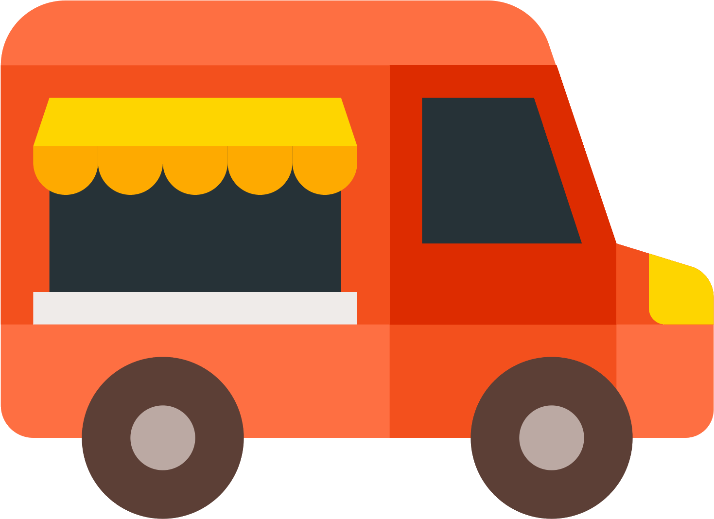 Food Truck Icon - Food Truck Icon Png (1600x1600), Png Download