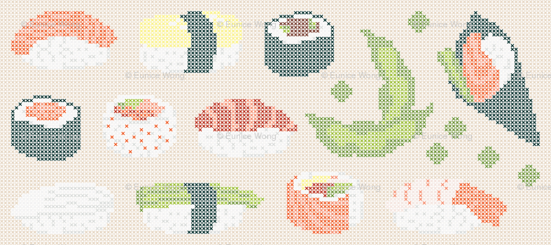 Cross-stitch (787x351), Png Download