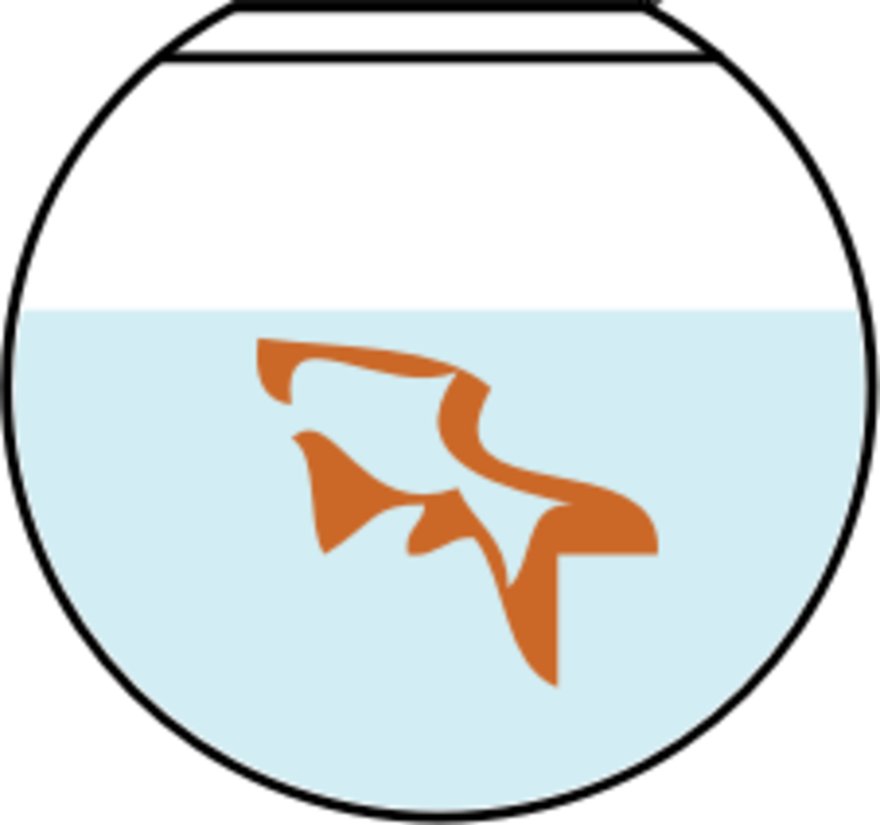 Computer Icons Drawing Aquarium Bowl - Clip Art (800x750), Png Download