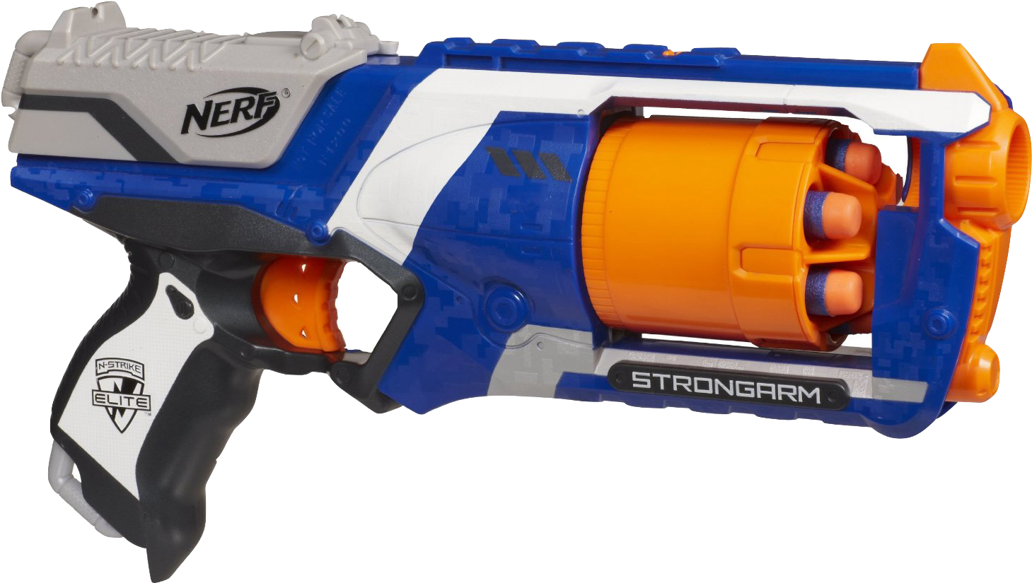 Nerf N-strike Elite Strongarm - Nerf Strongarm (1500x940), Png Download