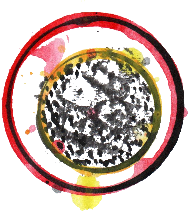 24 Colorful Watercolor Circle - Circle (639x719), Png Download