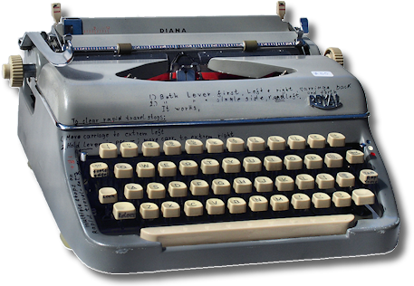 Typewriter Png File - 1960 Typewriter (500x333), Png Download