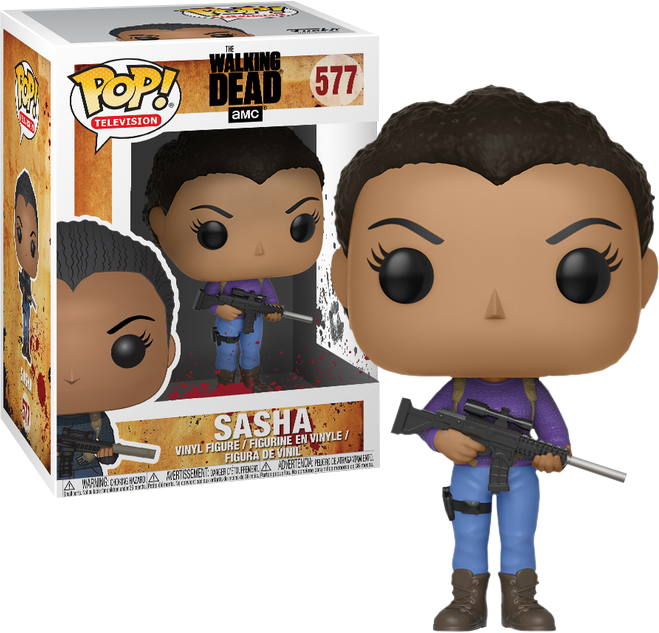 The Walking Dead - Pop Walking Dead Sasha (659x633), Png Download