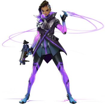 Sombra-portrait - " - Sombra Overwatch (350x349), Png Download