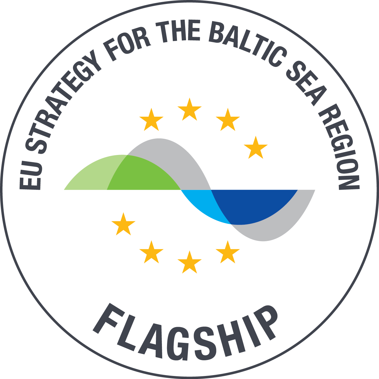 Eusbsr Flagship Label Transparent - Eu Strategy For The Baltic Sea Region (1257x1257), Png Download