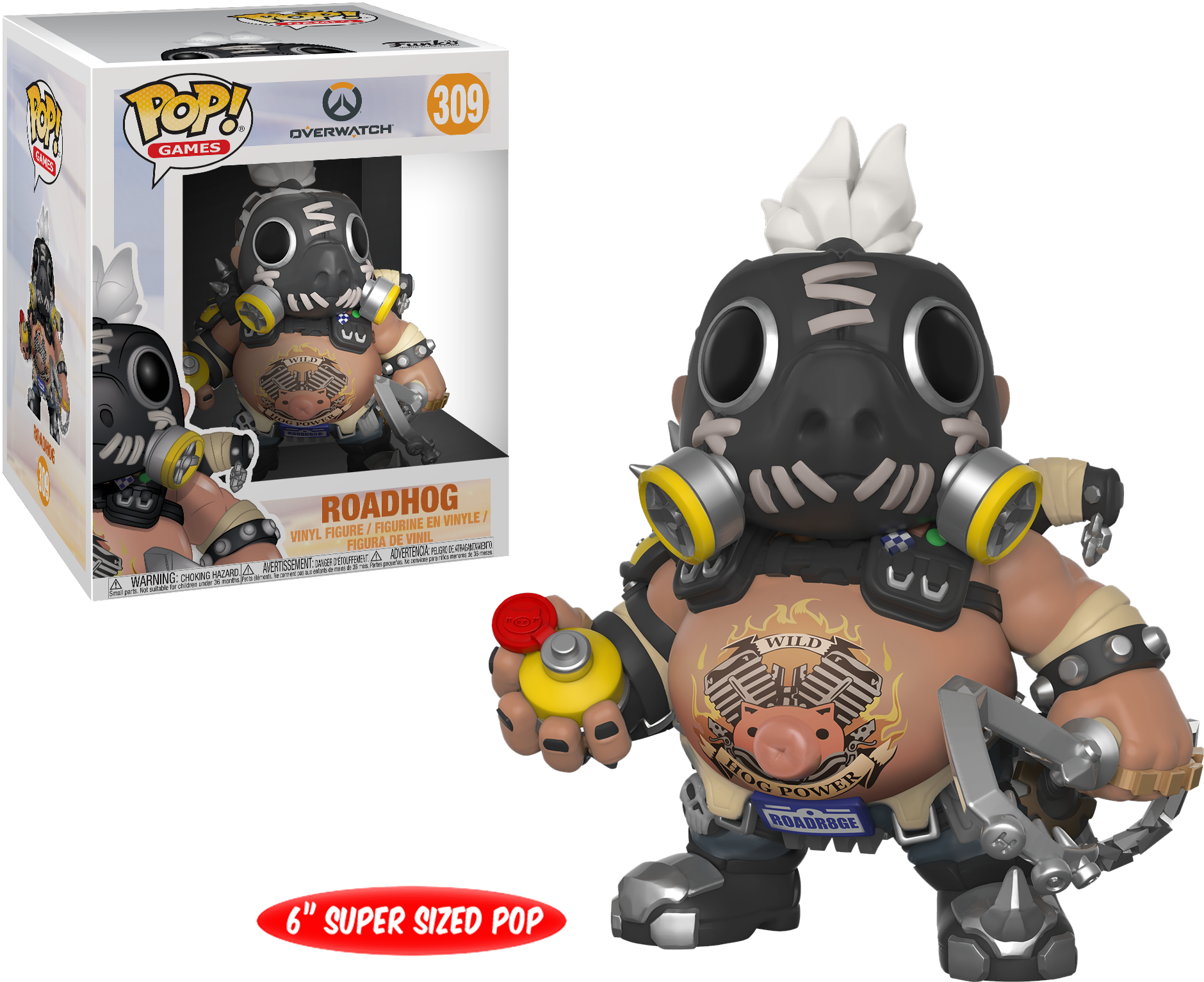 Reaper Funko Pop Games - Overwatch Funko Pop Roadhog (1880x1533), Png Download