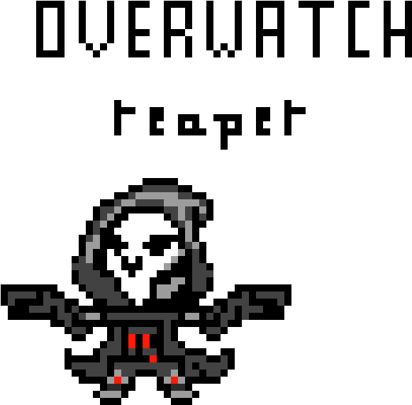 Reaper - Pixel Art (660x680), Png Download