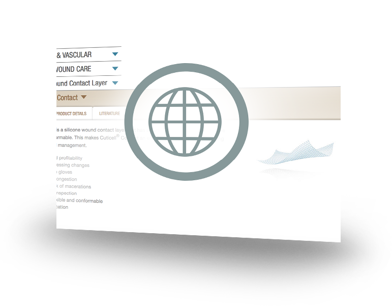 Cuticell® Contact Is A Silicone Wound Contact Layer - Dressing (864x788), Png Download