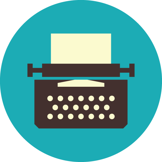 What's In Your Keereo - Type Writer Icon Png (564x564), Png Download